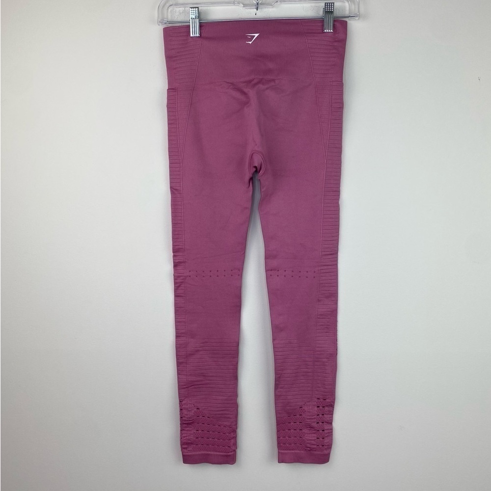 Gymshark Pink Laser die cut workout leggings size S